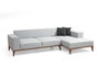 Atelier Del Sofa Montana Corner Right (L3+Chl) Sofá Cama Esquinero Gris Claro 288 x 160 cm